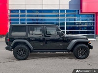 One Owner, Black 2023 Jeep Wrangler Willys 4X4, 8-Speed Automatic, Powerful Yet Fuel Efficient 2.0L... (image 6)