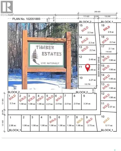 Experience a rare chance to shape your dream retreat on an exceptional 2.5-acre parcel in the heart...