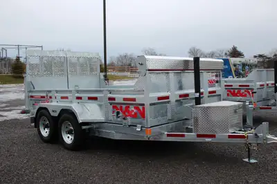2026 N & N 82x12 Dump Trailer with Combo Gate/Ramp Financing Available From $108.05* (Bi-Weekly) $14...