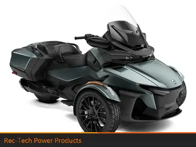 2026 Can-Am RT LIMITED SE6 Mineral Blue Arrive in style and tour in total comfort with the 2026 Can-...