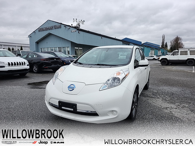 Navigation, Bluetooth, Rear View Camera, Heated Seats, Heated Steering Wheel! This Nissan Leaf is a...