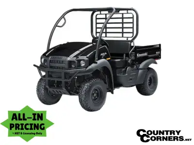 Finance with Kawasaki GOOD TIMES financing rates as low as 5.99% for up to 60 months OAC!!!* All-In...