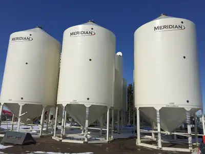 Meridian GM4000 Hopper Bottom New StockGrainMax hopper bins offer top quality grain and seed storage...