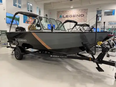 Check out our 2026 Legend 19 Titanium Rugged powered by a Mercury 150 XL 4S. This model has savings...