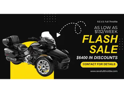 2024 Can-Am Spyder F3 Limited - PLATINE Engine Type: In-Line Displacement: 81.1 cu. in. (1330 cc) Bo...