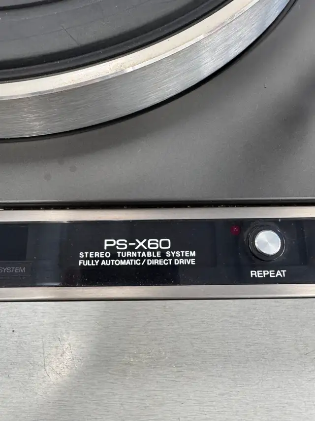 Sony PS-X60 2-speed, direct-drive, automatic turntable579210615016007682