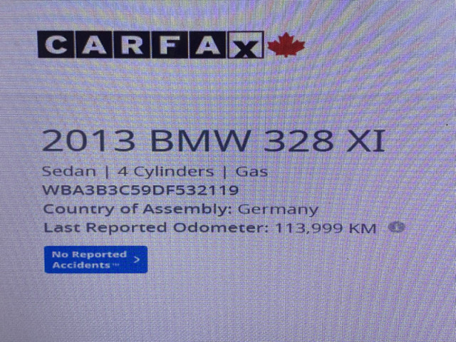 2013 BMW 328I X DRIVE 155.000 KM COMES SAFETY +1 YEAR GODWARRNTY in Cars & Trucks in Ottawa - Image 2