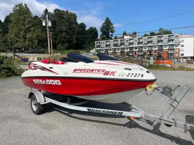 1999 SEADOO SPEEDSTER/ DUAL MOTOR/ 4 SEATER/ TRAILER INCLUDED/ AND MORE!! Please call 6o4-82o-2926 o...