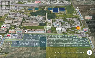 Heavy industrial greenfield land available in the new HWY 40 Industrial Park. Price is per acre with...