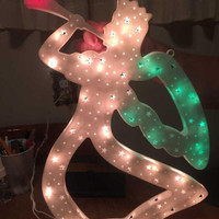 LIGHTED XMAS SILHOUETTE DECORATIONS
