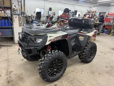 2023 Arctic Cat Alterra 600 Limited. Power steering, winch, heated grips, storage box. Financing ava...