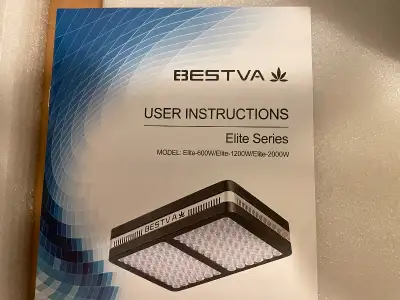 Quantity of 5 (FIVE) BESTVA 2000W LED Grow Lights for sale, View more