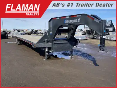 2026 Diamond C FMAX212- 40' Gooseneck Trailer Color: Carbon Metallic Gray Frame Size: L40x102 Axles:...