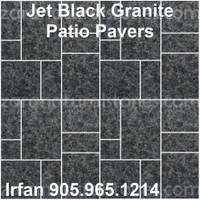 Jet Black Granite Patio Pavers Jet Black Flagstone Pavers
