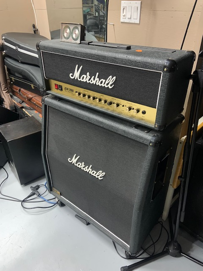 Marshall amp and cabinet, View more