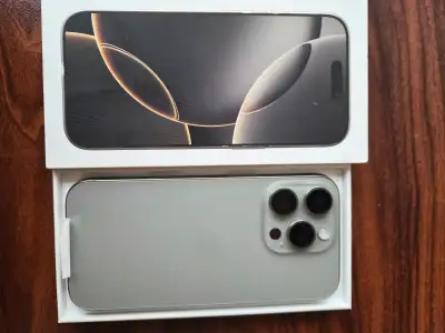 NEW Open Box Unlocked Apple iPhone 16 pro 256GB, View more