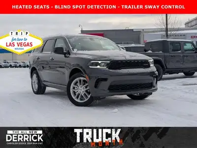 The 2026 Dodge Durango GT blends bold SUV capability with refined style. Finished in sleek Vapour Gr...