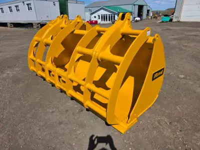 Like New Brandt WL0120 114 Inch 2.75 Yrd Corral Grapple Bucket fits all JD 444 524 544 624 644 J / K...