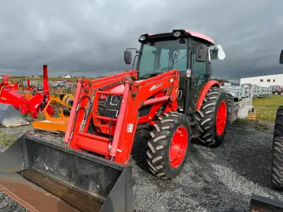 2021 Kioti RX 7320 Factory Cab with heat and AC Self Leaving loader Quick Attach Bucket 3 sets of re...