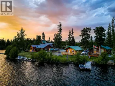 Welcome to your perfect waterfront escape at Hatheume Lake! This cozy log cabin offers all the comfo...