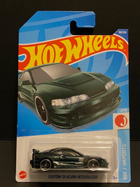 Hot Wheels - Custom '01 Acura Integra GSR Dark Green B18C1 - $10