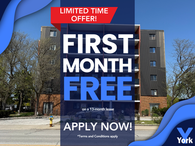 LIMITED TIME OFFER - VALID UNTIL MARCH 2026 ONLY! FIRST MONTH RENT FREE on a 13 month lease! Terms a...