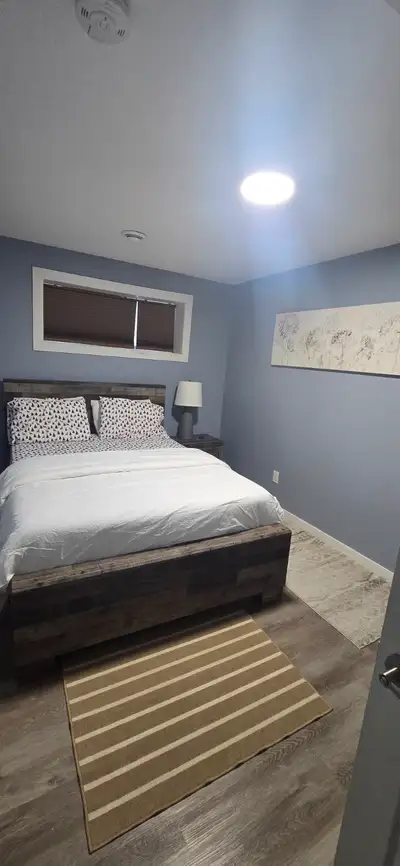 One bedroom fully furnished basement suite for month to month rent in Edgemont East, Edmonton. This...