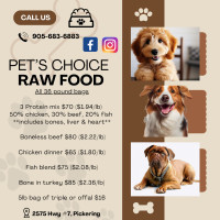 Raw Dog and Cat Food