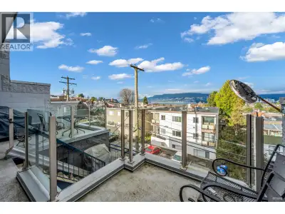 Prime Kitsilano building with a stunning Penthouse residence perched above commercial space. An exce...