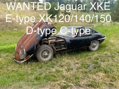 i want buy an older jaguar E-type xke , XK120 ,XK140 , XK150 , C-type , D -type , any condition or l...
