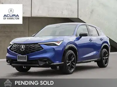 2025 Acura ADX ASPEC SH-AWD. One Owner, No accidents. Finished in Blue Pearl Paint over a Black Leat...