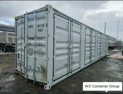40' High Cube Shipping Container With 4 Side Doors, View more