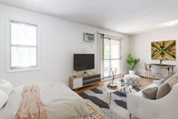 Amenities: Storage Room • Security Lights • Affordable Parking Suite & Building: Bachelor suites Spa... (image 2)