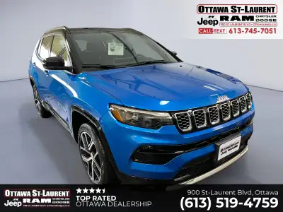 WE WILL GET YOU APPROVED TODAY ON THIS 2024 JEEP COMPASS LIMITED 4X4 FEATURED OPTIONS -Elite Exterio...