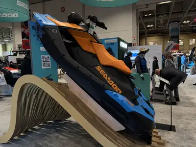 2026 Sea-Doo Spark Trixx 1up 90 HP – Gulfstream Blue Playful, lightweight, and built to show off. Th...