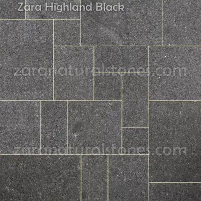 Highland Black Square Cut Flagstone Pavers - Thousands of sqft in stock with a wide selection of 30...