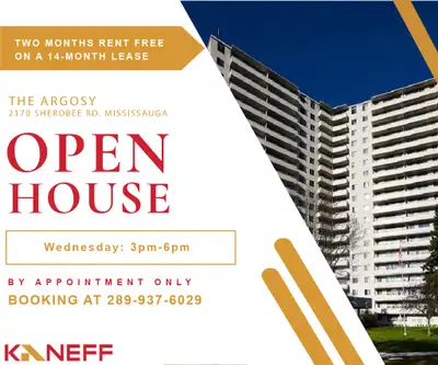 Large 2 Bedroom in Central Mississauga