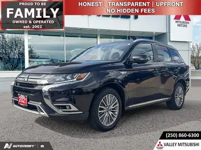 Traded by a previous Valley Mitsubishi customer, the 2021 Mitsubishi Outlander PHEV delivers the per...
