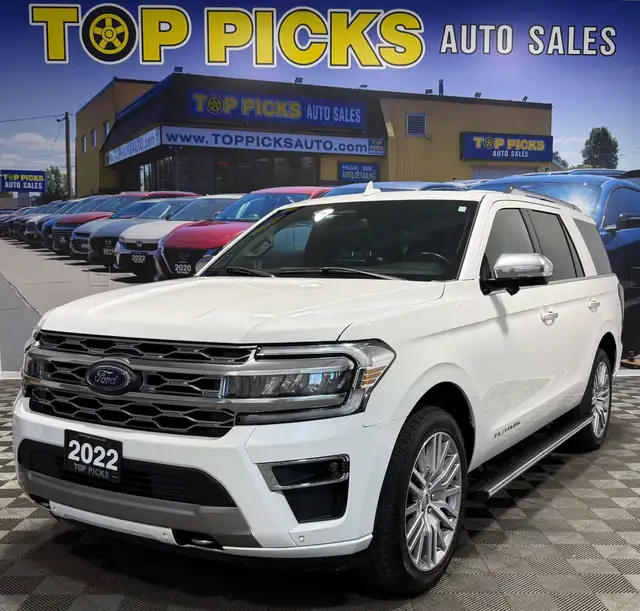 2022 Ford Expedition Platinum, 8 Pass, Accident Free & Certified