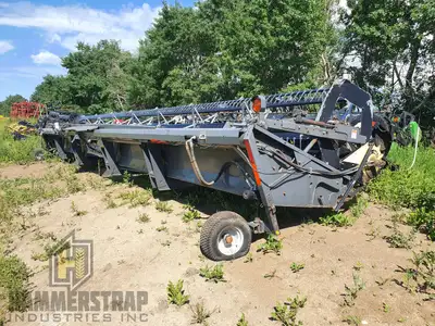 AGCO W36 36 Ft Straight Cut Combine Header 36 Ft Good condition roto shears gauge wheels pickup reel...