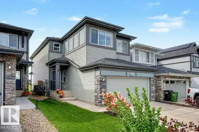 Welcome to this beautifully finished Jayman Homes-built 2-storey offering 2,291 sq. ft., solar panel...