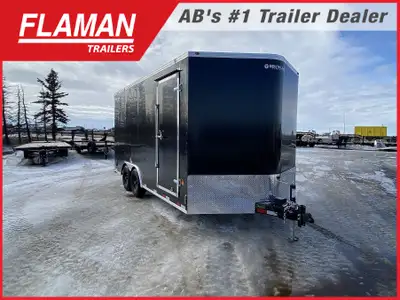 2026 ROYAL 8.5'X16' + 2' V-NOSE ENCLOSED CARGO TRAILER Color: Black (2) 5200lb Lippert Spring Axles...
