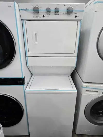 2025 Whirlpool 27" White 2in1 Stackable Washer Dryer Combo, View more