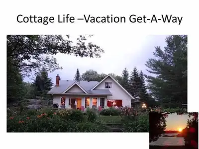 Waterfront Beautiful newly renovated cottage in Honey Harbour. 1-1.5 hours from Toronto -10 minutes...