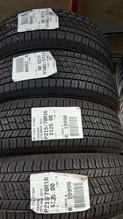93 ads for 215 70 r16 tires in All Categories in Ontario | Kijiji