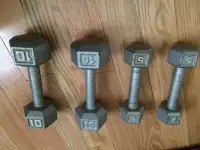 Steel weights two Tens And 2 fives all for $45