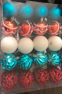 20 Christmas balls /ornaments New in package