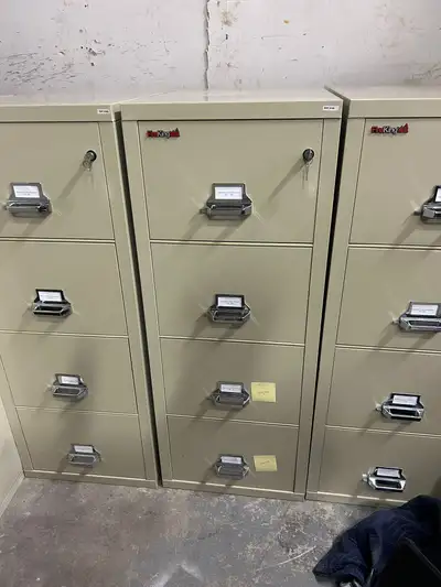 FireKing 4-Drawer Vertical Fireproof & Global 5 Drawer Filings, View more