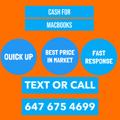 We buy Macbook pro for cash & Macbook air all models we buy, View more