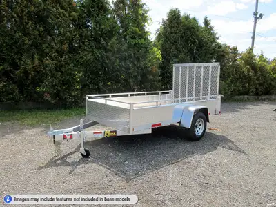 Miska 5'x10' Silver Bullet Utility Trailer Made in Canada 5'x10' Aluminum Utility Trailers - Ready t...